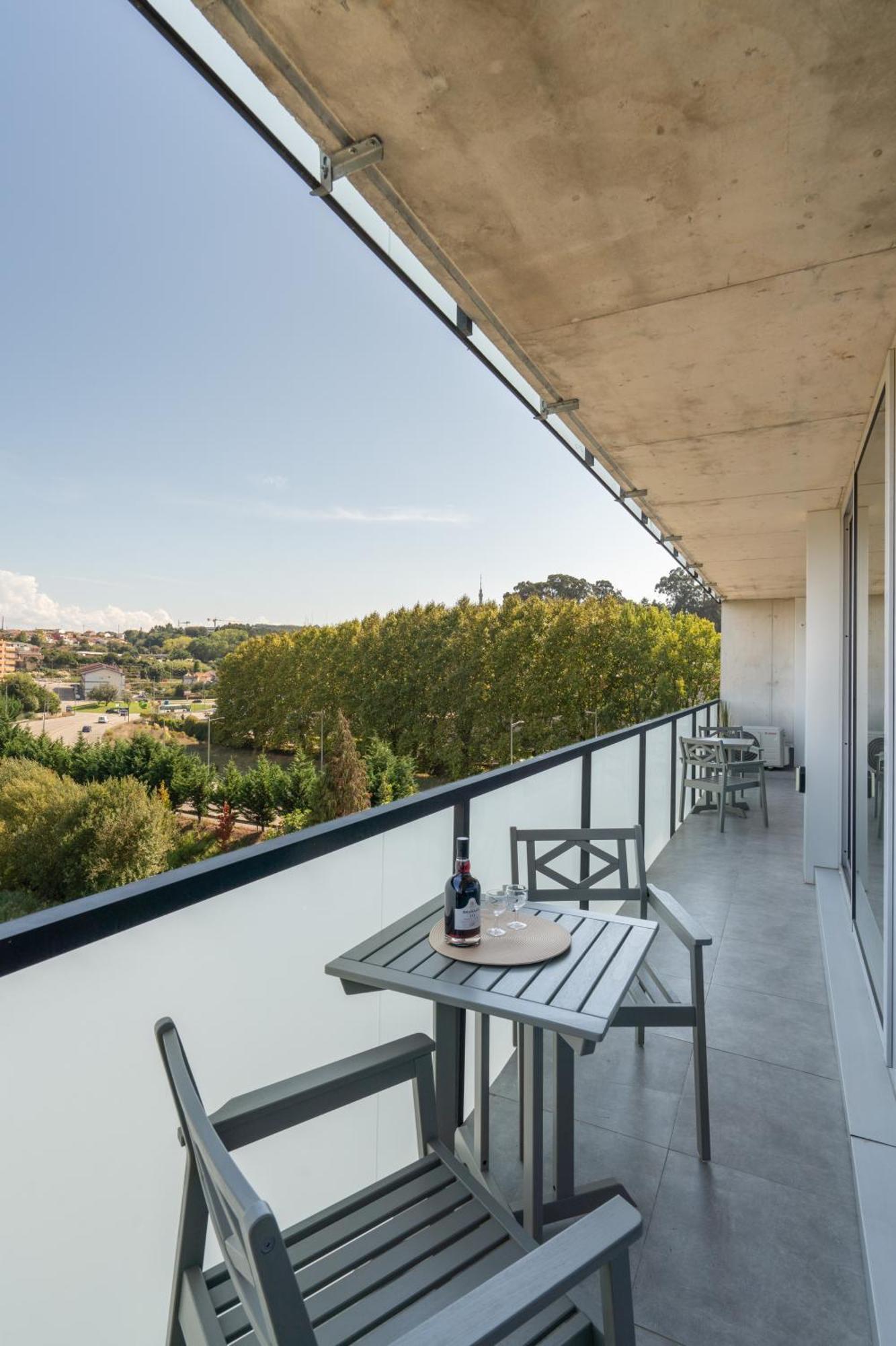 Host Wise - Luxurious Impressive Apartment - Balcony And Pool Vila Nova de Gaia Rom bilde