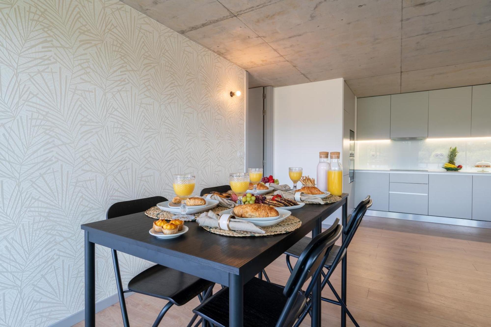 Host Wise - Luxurious Impressive Apartment - Balcony And Pool Vila Nova de Gaia Rom bilde