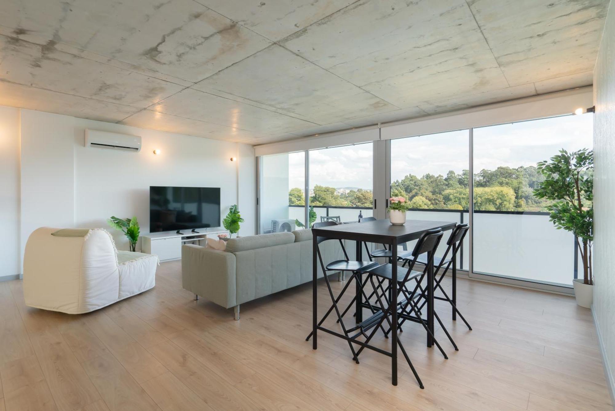 Host Wise - Luxurious Impressive Apartment - Balcony And Pool Vila Nova de Gaia Rom bilde