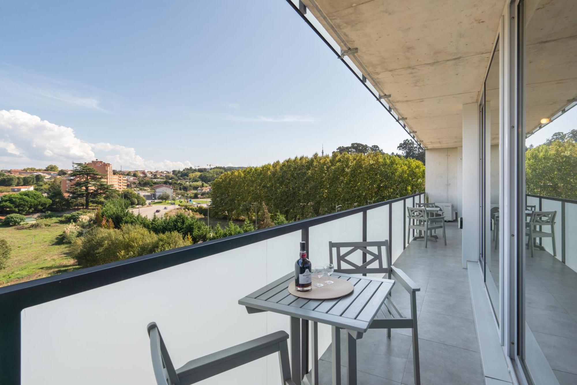 Host Wise - Luxurious Impressive Apartment - Balcony And Pool Vila Nova de Gaia Rom bilde