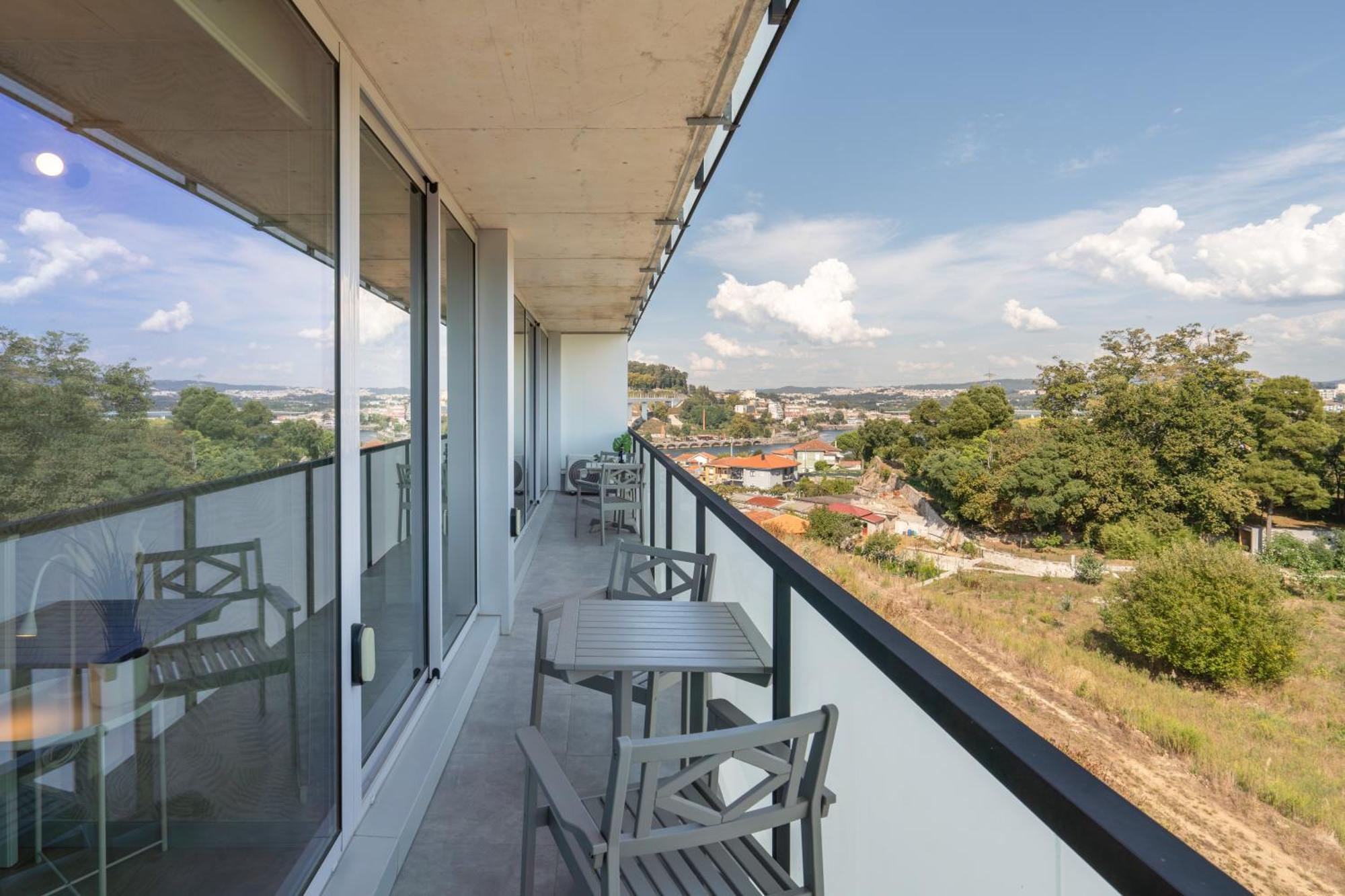 Host Wise - Luxurious Impressive Apartment - Balcony And Pool Vila Nova de Gaia Rom bilde