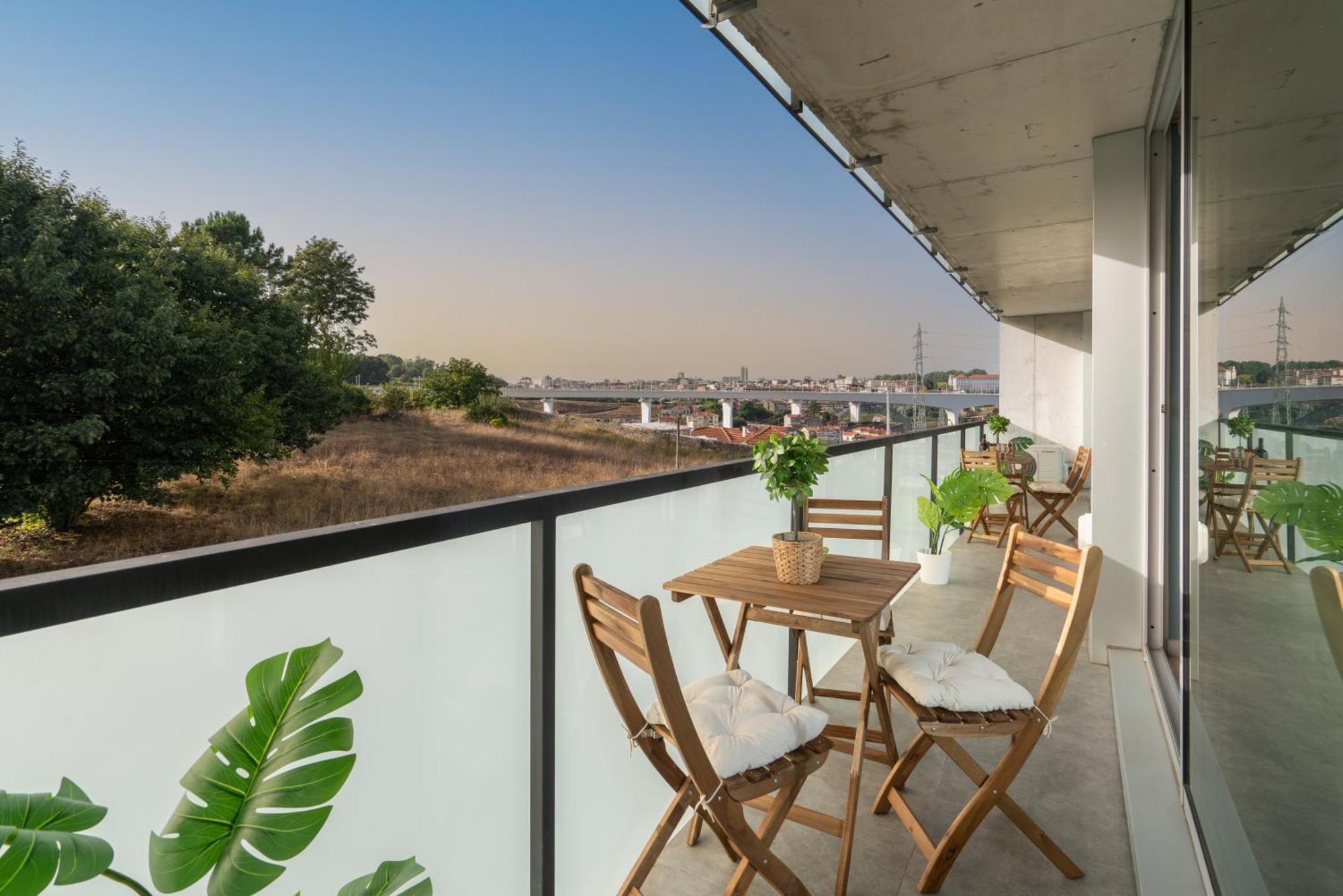 Host Wise - Luxurious Impressive Apartment - Balcony And Pool Vila Nova de Gaia Rom bilde