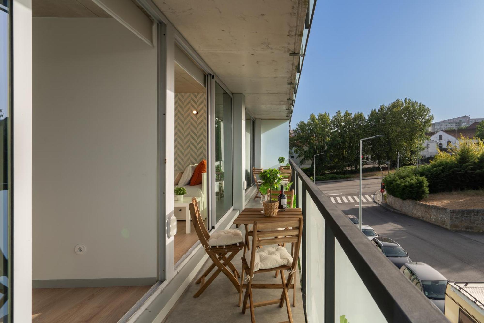 Host Wise - Luxurious Impressive Apartment - Balcony And Pool Vila Nova de Gaia Rom bilde
